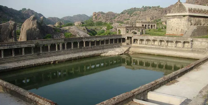 pond at gingee fort