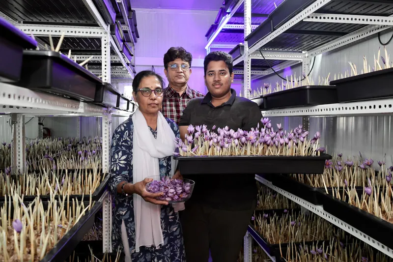 anil with wife and son