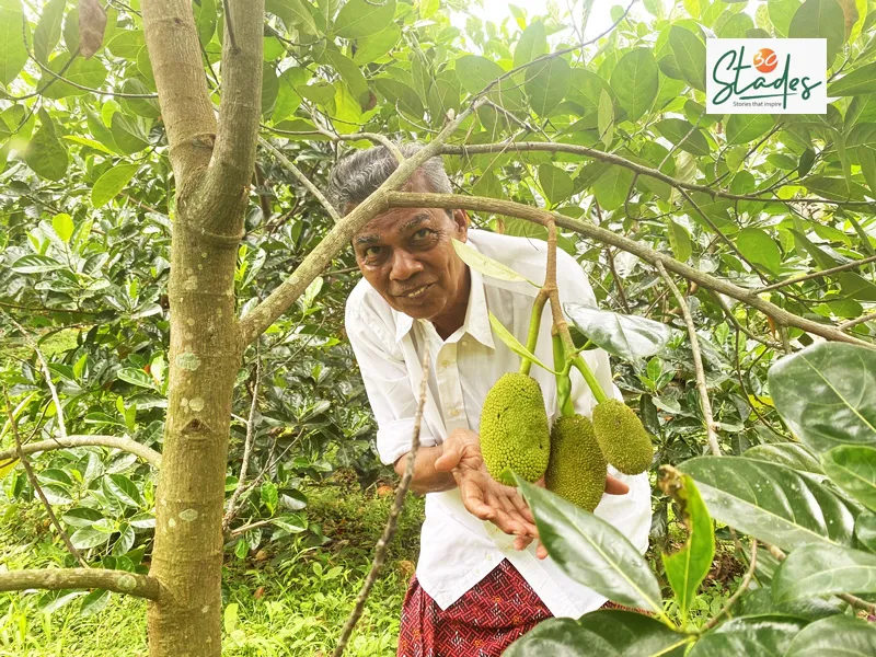 VA Thomas Kattakayam at his farm