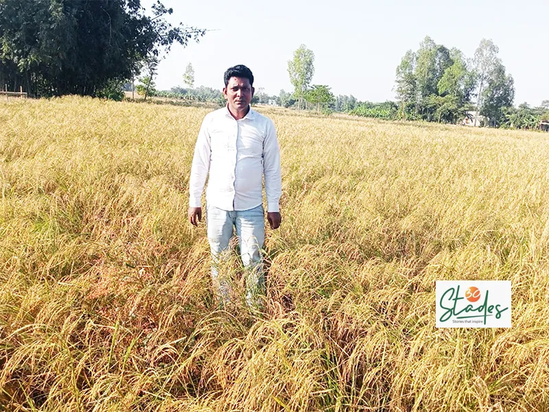 Belal Rehman, a farmer and the secretary of Kaliyaganj Krishi Udyog Producer Company Limited