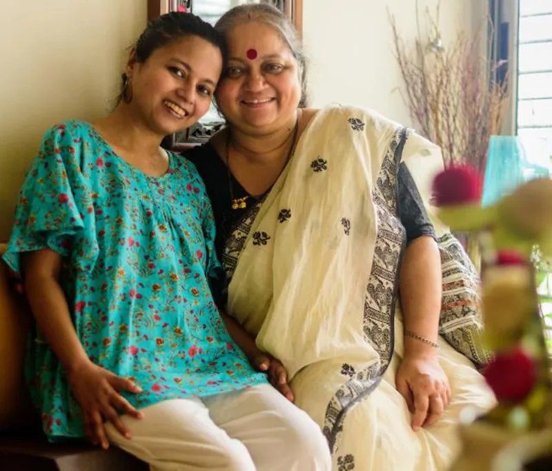 soumit and her mom