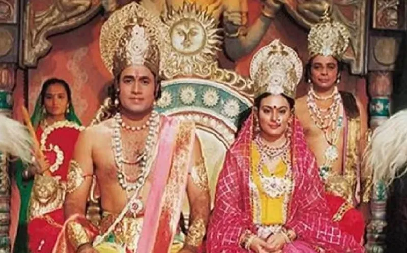  Ram Arun Govil of the serial 'Ramayana' 