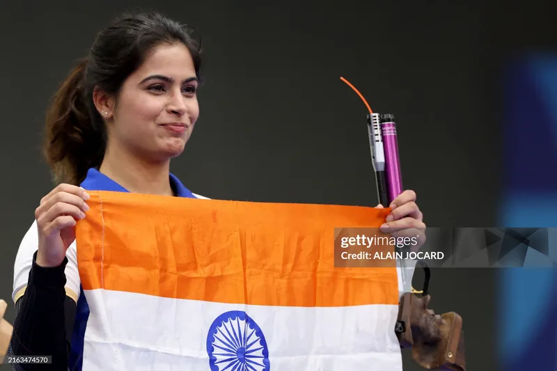 Paris Olympics 2024: Historic moment for Manu Bhaker-sportzpoint.com