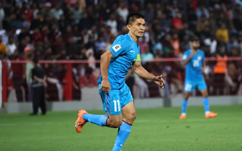 Sunil Chhetri has made the most appearances for India 