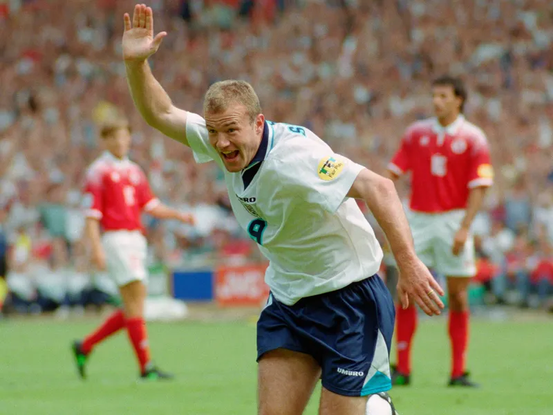 Shearer has scored 7 goals in 9 UEFA Euro appearances for England