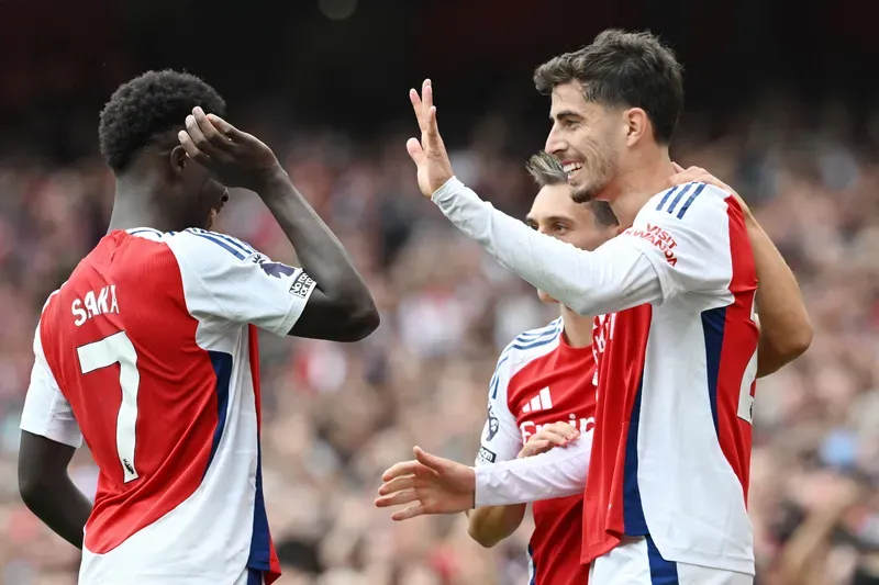 Arsenal vs Brighton: Havertz, Trossard, and Saka -sportzpoint.com