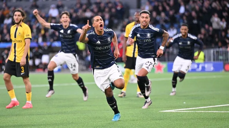 Youri Tielemans scored Aston Villa's first-ever Champions League goal  - sportzpoint.com