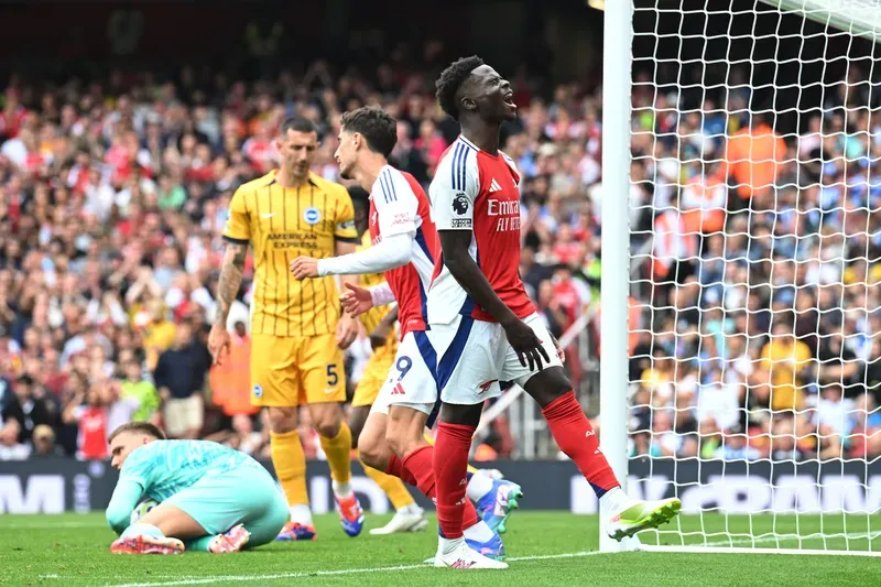 Arsenal vs Brighton: Saka -sportzpoint.com