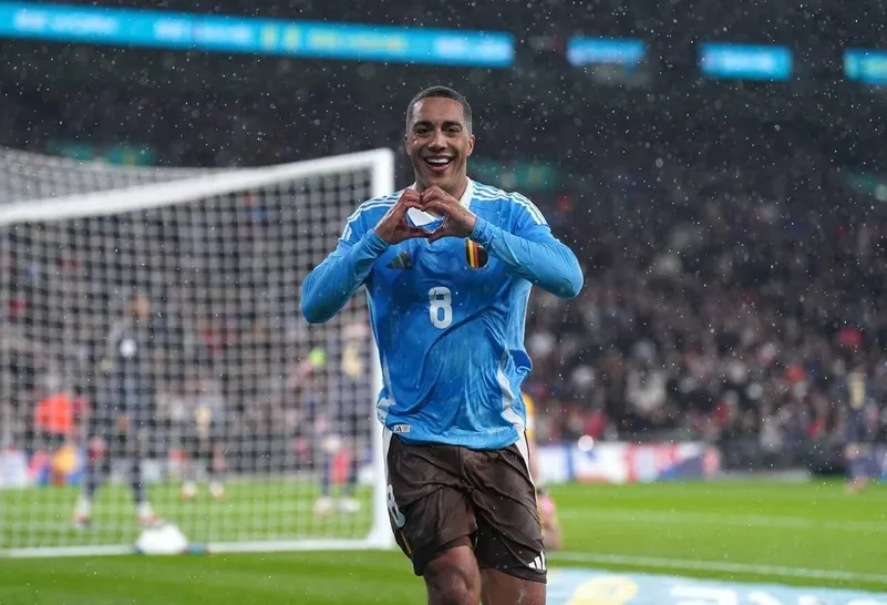 Youri Tielamans scored a brace against England