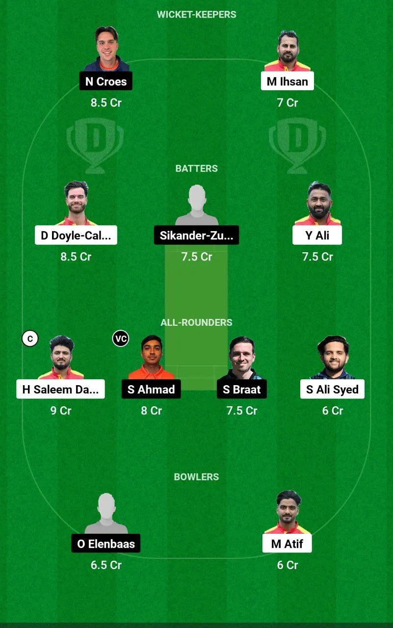 SPA vs NED-XI ECC T10 Match 119