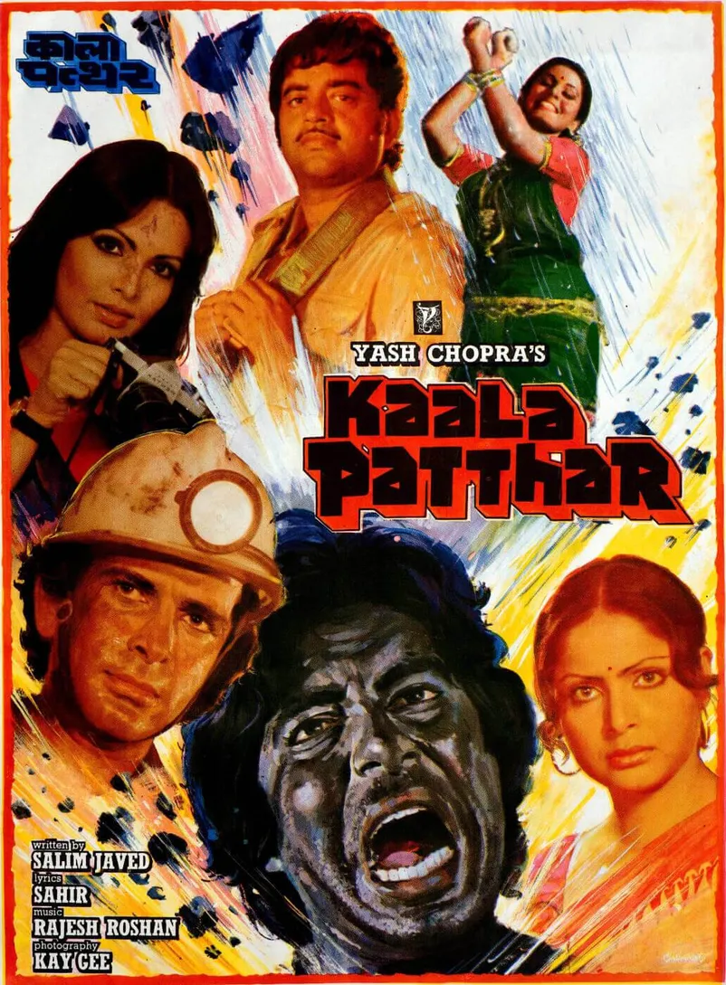 Classic Hindi Movie Poster - Kaala Patthar - Amitabh Bachchan - Tallenge  Bollywood Poster Collection - Large Art Prints by Tallenge Store | Buy  Posters, Frames, Canvas & Digital Art Prints |