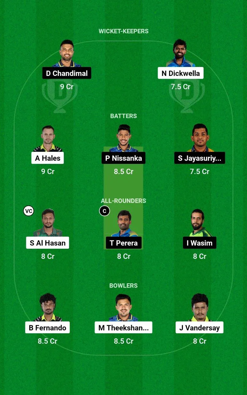 GM vs KB Lanka T10 Super League, 2024