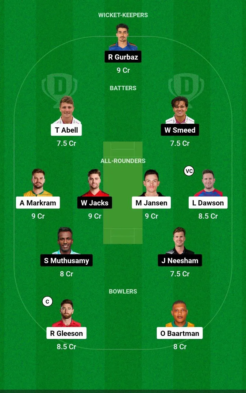 SEC vs PC SA20 League, 2025