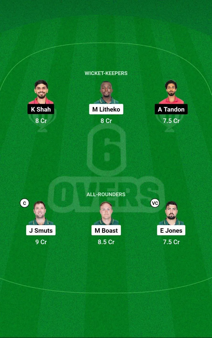  SA vs UAE Hong Kong Sixes, 2024