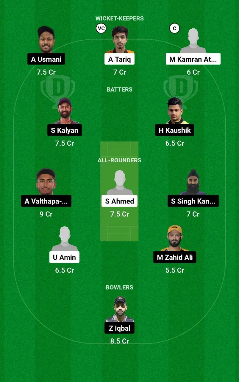 EMB vs FUJ Emirates D20 Tournament