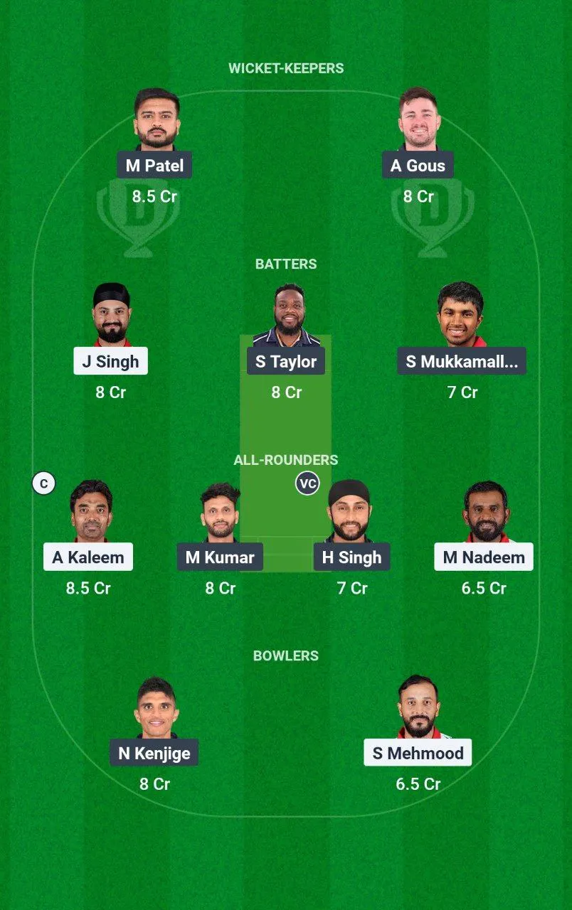 OMN vs USA T20I Series, 2025