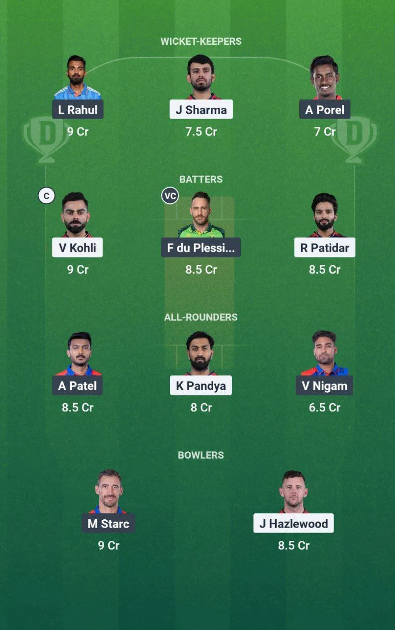 RCB vs DC 