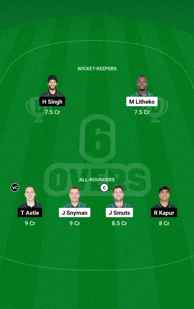 SA vs NZ Hong Kong Sixes, 2024