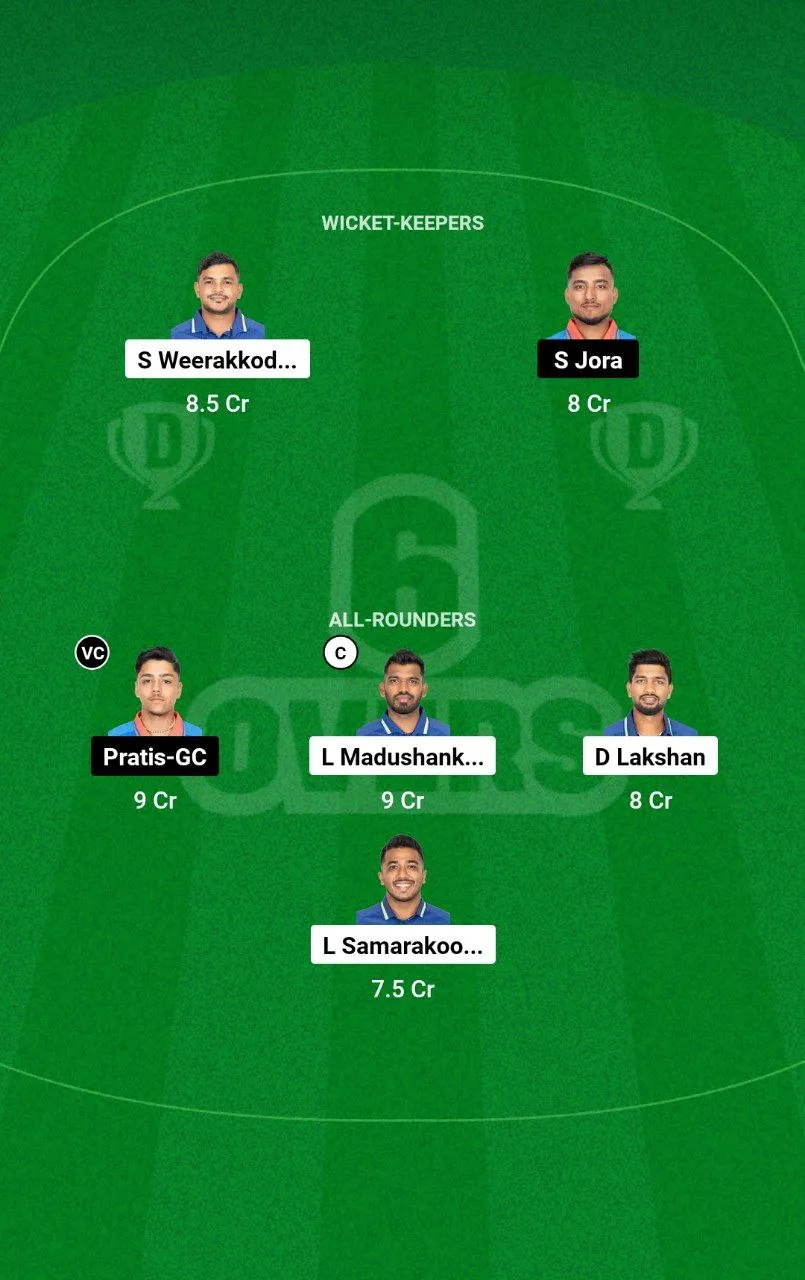 SL vs NEP Hong Kong Sixes, 2024