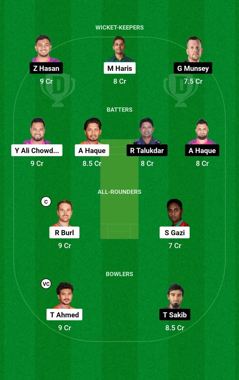DBR vs SYL BPL 2025