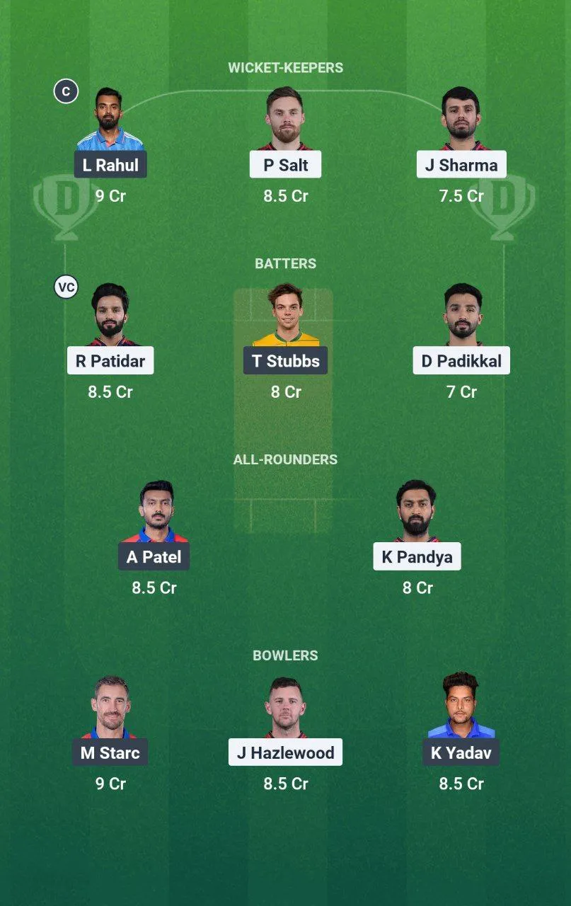 RCB vs DC 