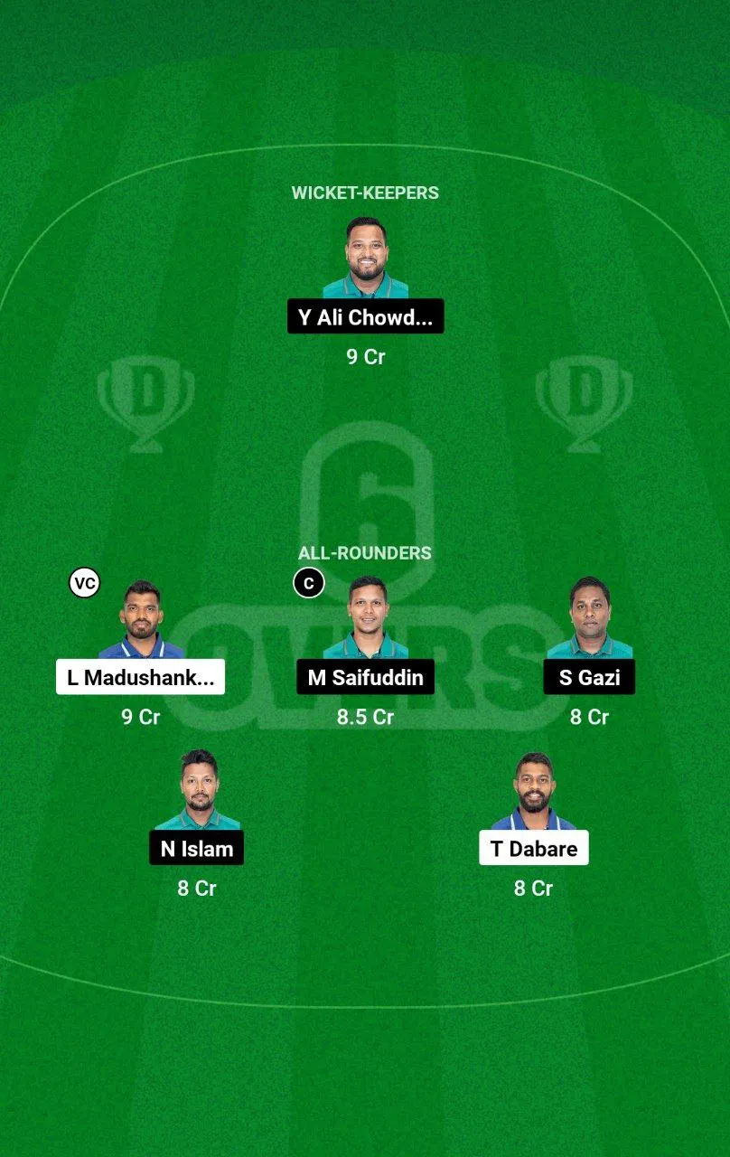 SL vs BAN Hong Kong Sixes, 2024