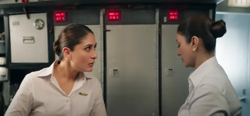Check Out Crew Teaser: Kareena Kapoor, Tabu, and Kriti Sanon Take Flight in  'Too Hot to Handle' Adventure