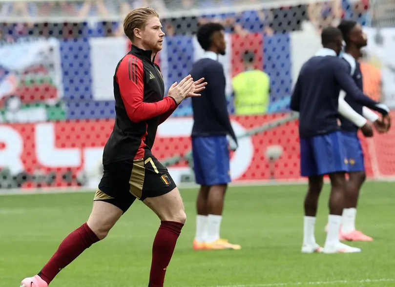 France vs Belgium UEFA Euro 2024 Round of 16 LIVE Updates - Kevin de Bruyne in action - sportzpoint.com