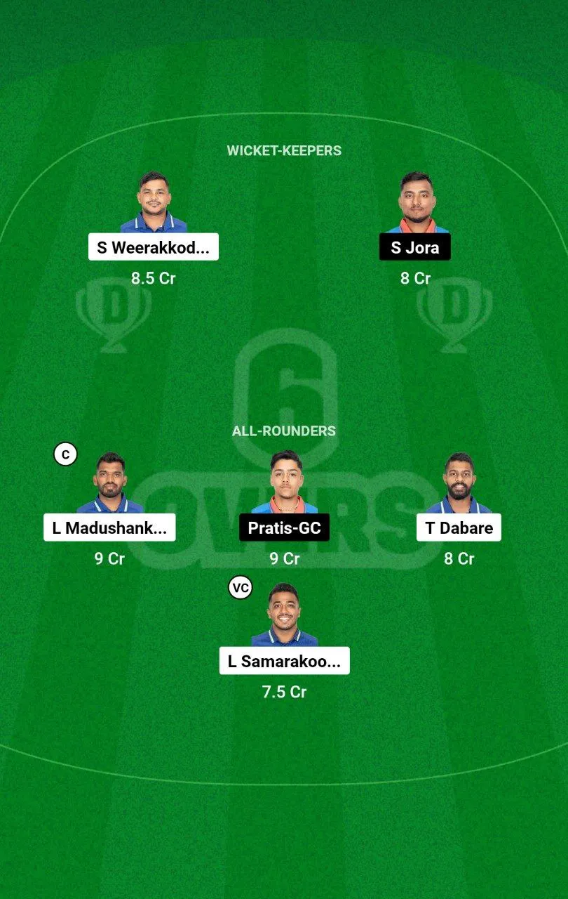 SL vs NEP Hong Kong Sixes, 2024