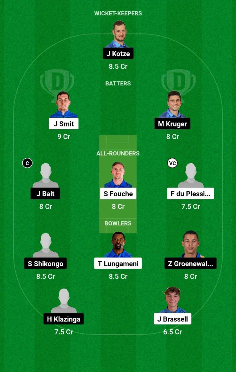 NL vs FRE Castle Lite T20