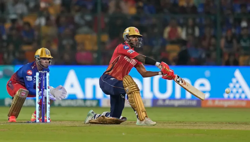 Shikhar Dhawan helped PBKS put up a fighting total against RCB in the IPL 2024