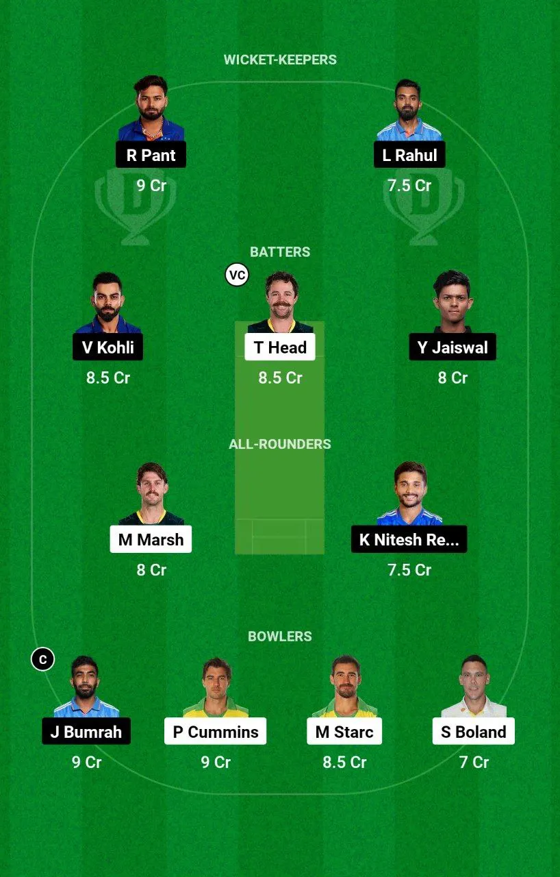 AUS vs IND Pink Ball Test