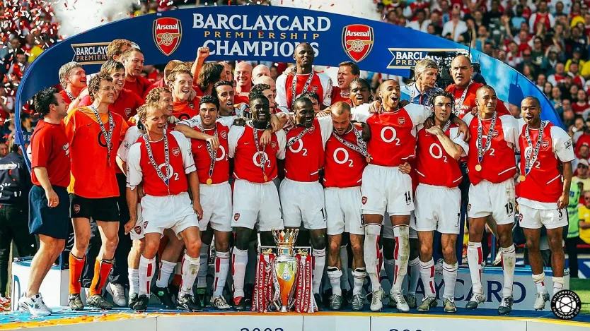 Arsenal received a unique Gold trophy for winning the league without even a single loss 