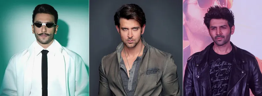 Hrithik Roshan, Ranveer Singh and Kartik Aaryan
