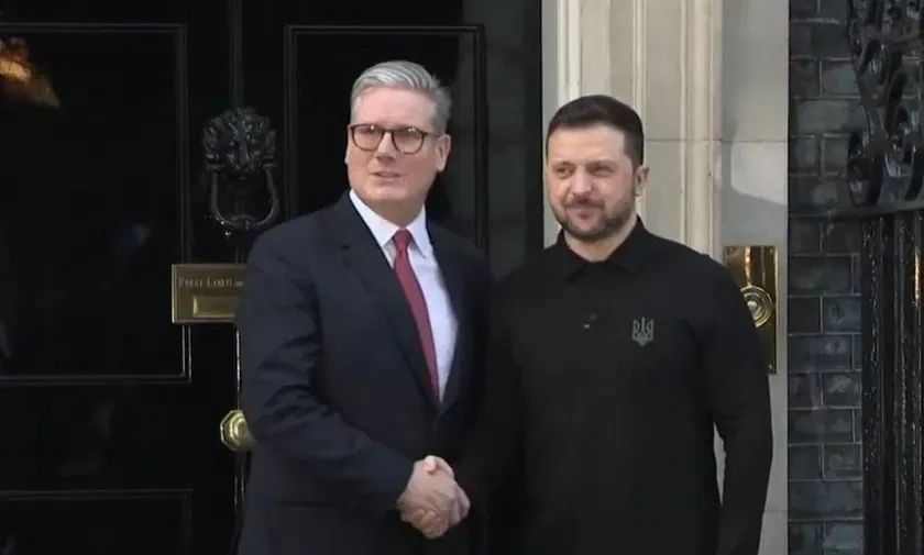  Warm meeting with UK PM Keir Starmer says zelenskyy