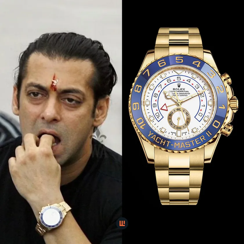 Salman Khan Watch -  Rolex Yacht-Master II 116688