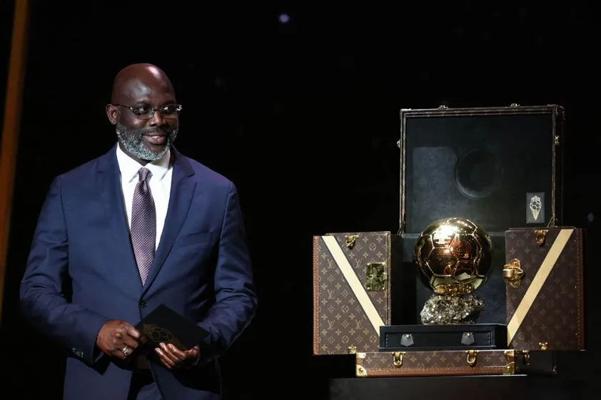 George Weah, the only African player to win the Ballon d'Or, back in 1991 will present the Men's Ballon d'Or 2024. - sportzpoint.com