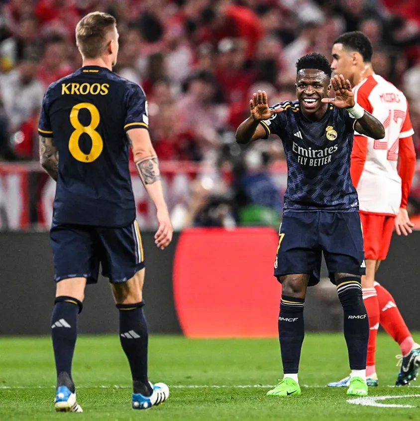 Real Madrid vs Bayern: Kroos and Vinicius