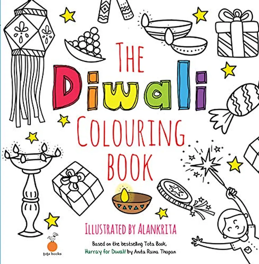 Diwlai colouring book
