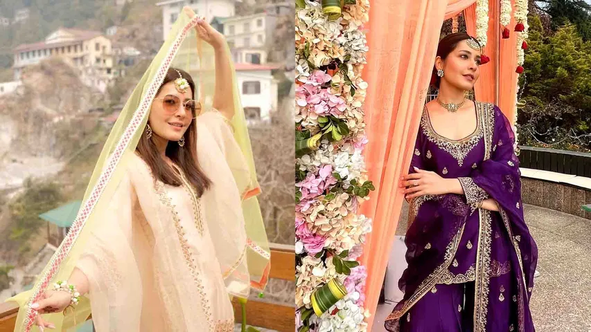Wedding Fashion Raashi Khanna with ethnic wedding look
