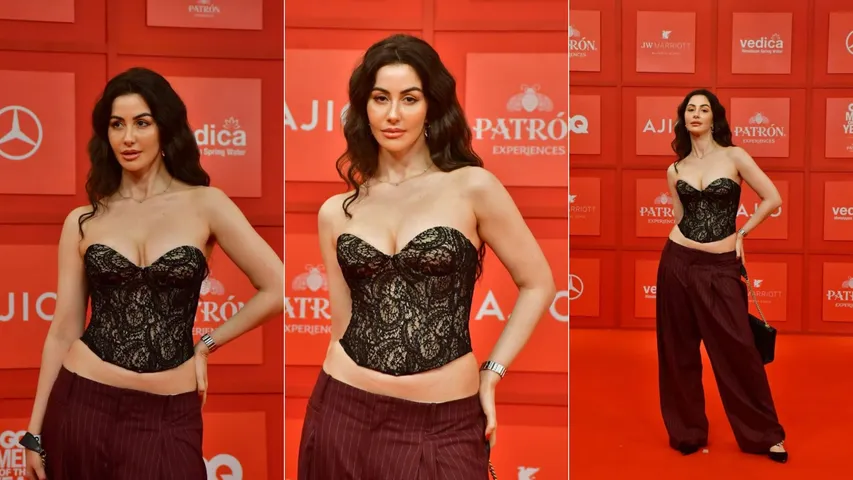 Giorgia Andriani Slays GQ Red Carpet with Vintage & Modern Glam