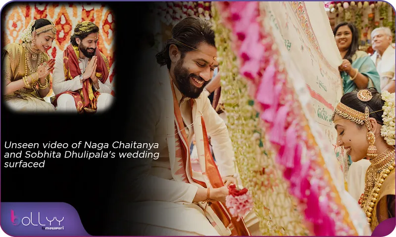 Unseen video of Naga Chaitanya and Sobhita Dhulipala's wedding surfaced