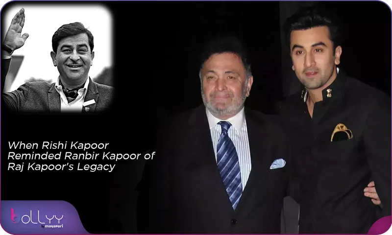 When Rishi Kapoor Reminded Ranbir Kapoor of Raj Kapoor's Legacy