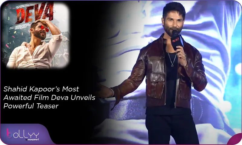 Shahid Kapoor’s Most Awaited Film Deva Unveils Powerful Teaser