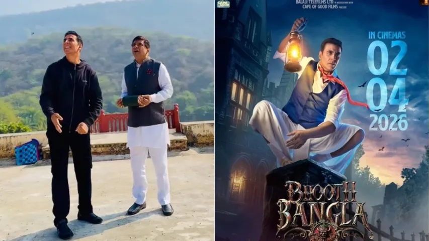 Akshay Kumar, Paresh Rawal Celebrate Makar Sankranti on Bhoot Bangla Sets