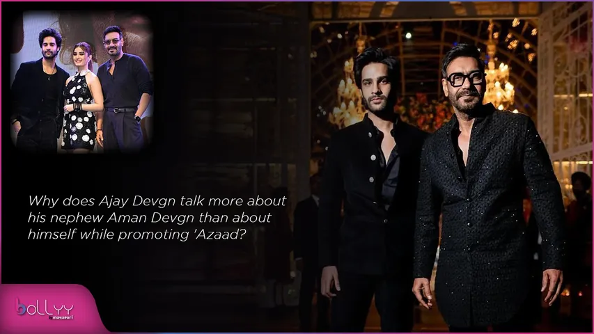 Ajay Devgn talk more about his nephew Aman Devgn