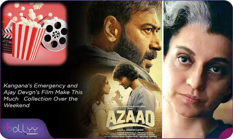Kangana's Emergency and Ajay Devgn's Film Make This Much Collection Over the Weekend