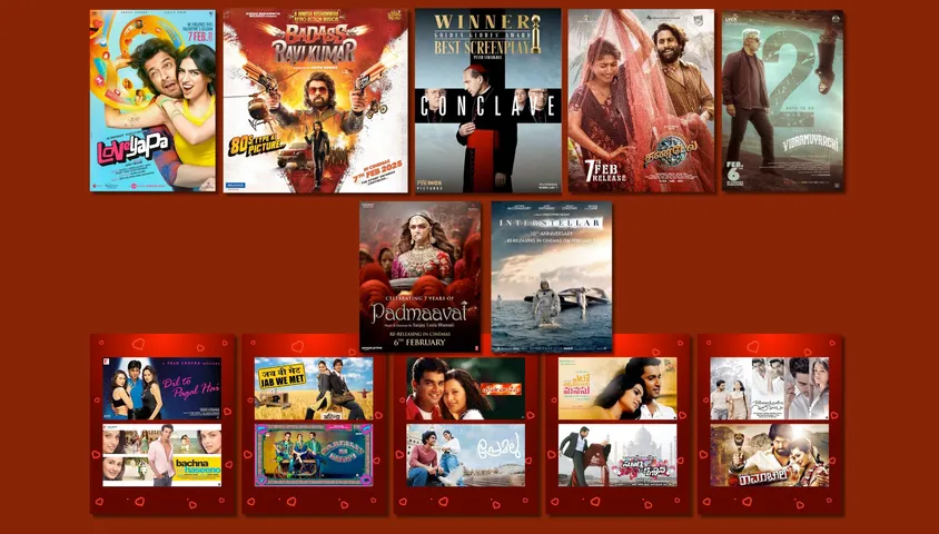 Experience the Magic Loveyapa, Interstellar, Badass Ravikumar, and More on the Big Screen