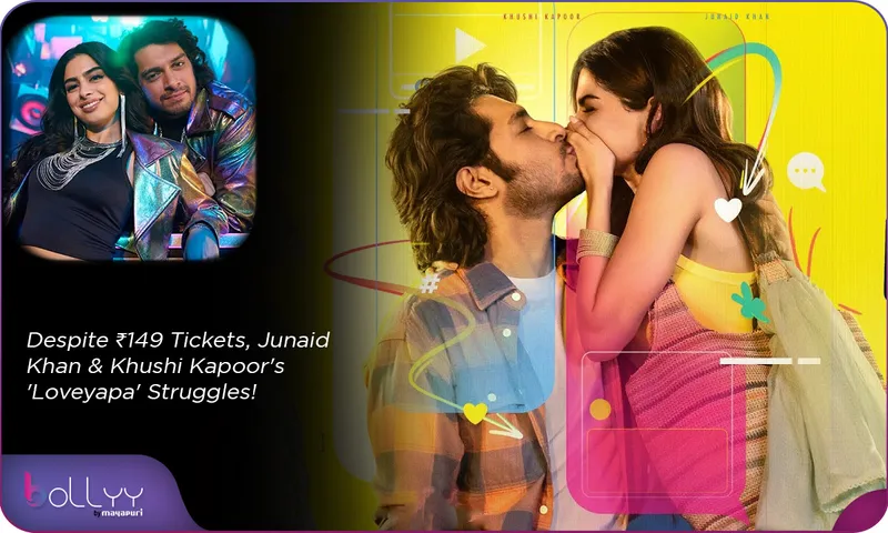 Despite ₹149 Tickets, Junaid Khan & Khushi Kapoor's 'Loveyapa' Struggles!