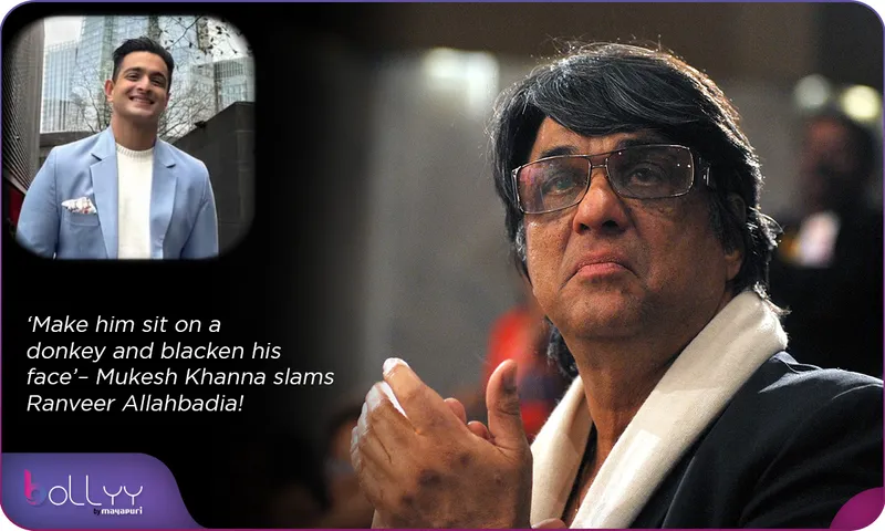 ‘Make him sit on a donkey and blacken his face’ – Mukesh Khanna slams Ranveer Allahbadia!
